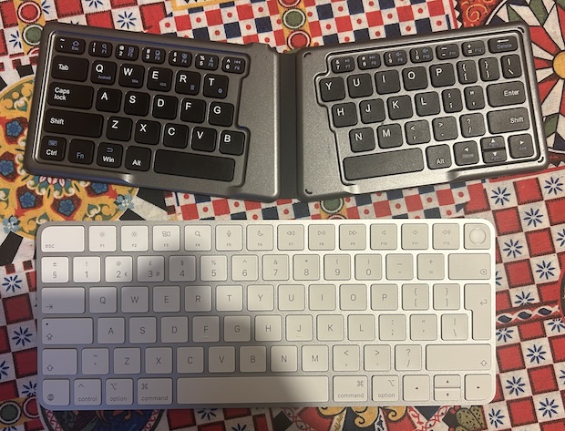 Keyboard size comparison