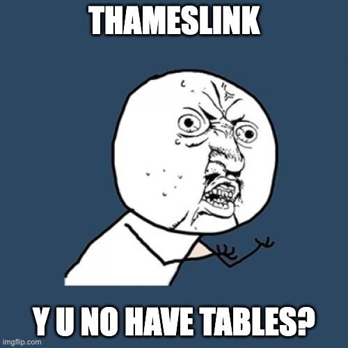 Hilarious Thameslink meme